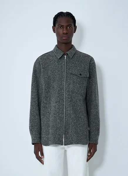 Herringbone Zip Jacket