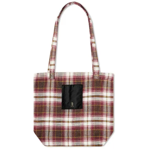 Medium Checked Tote Bag