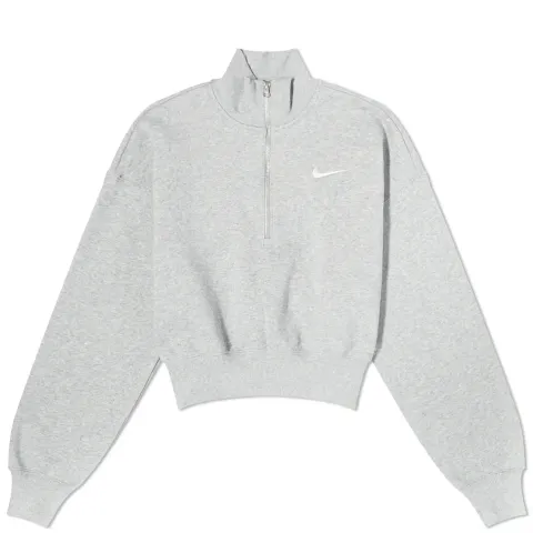 Phoenix Fleece Quarter Zip Crop