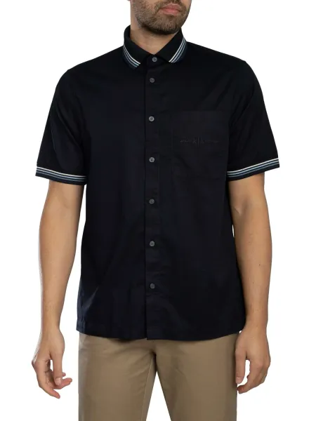 Logo Chest Pocket Short Sleeved Shirt