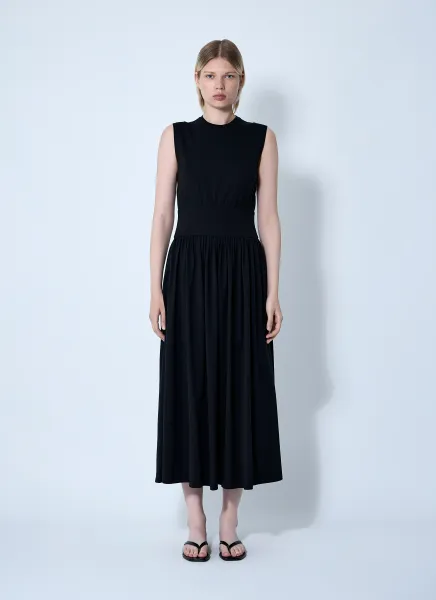 Sleeveless Cotton Tee Dress