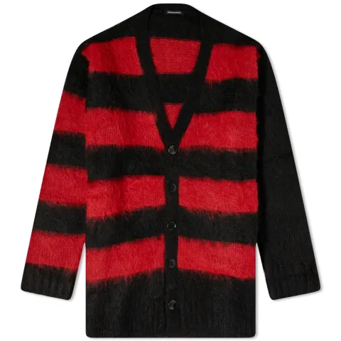 Mohair Striped Cardigan