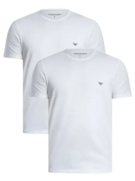 Emporio Armani 2 Pack Lounge Crew Neck Icon T-Shirt