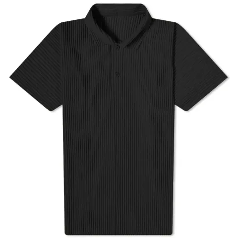 Pleated Polo Shirt
