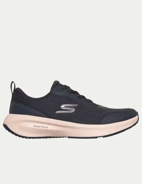 Skechers Plush Foam Lace-Up Trainers Navy