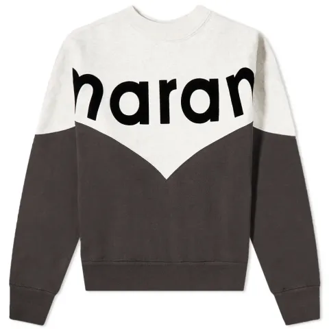 Isabel Marant Etoile Written Logo Crew Sweat