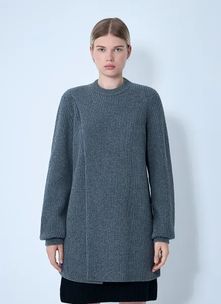 Overlapped Panel Sweater