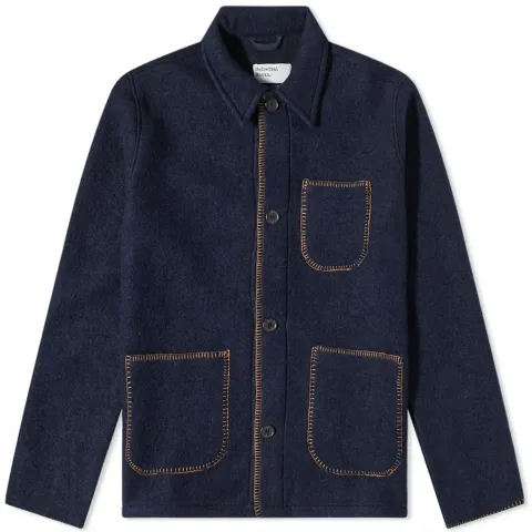 Wool Fleece Blanket Field Jacket