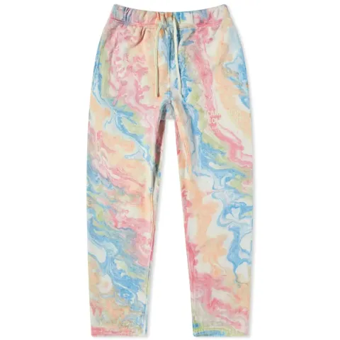 Small Circle Marble Dye Sweat Pant