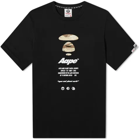 AAPE Camo Ape Face Tee
