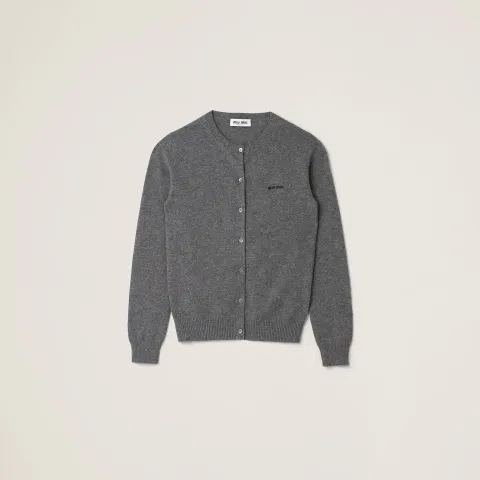 Cashmere knit cardigan