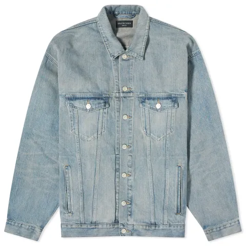Oversized Logo Denim Jacket