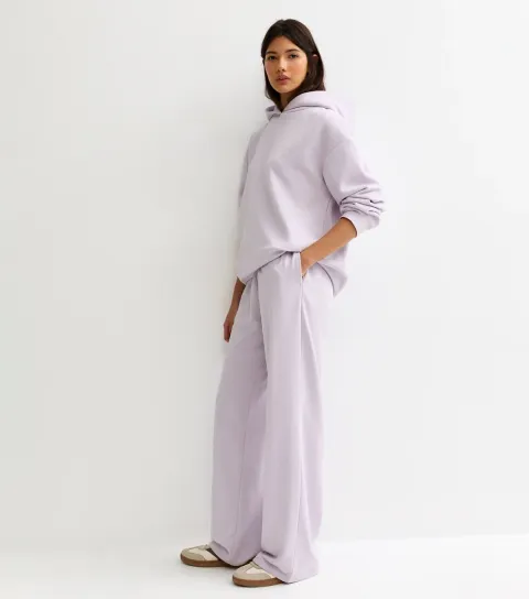 New Look Women's Lilac Wide Leg Joggers