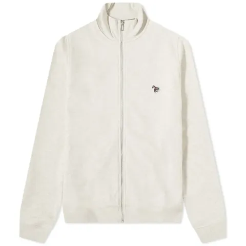 Zebra Zip Neck Sweat