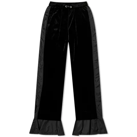 TOGA Nylon & Velour Mix Fabric Trouser
