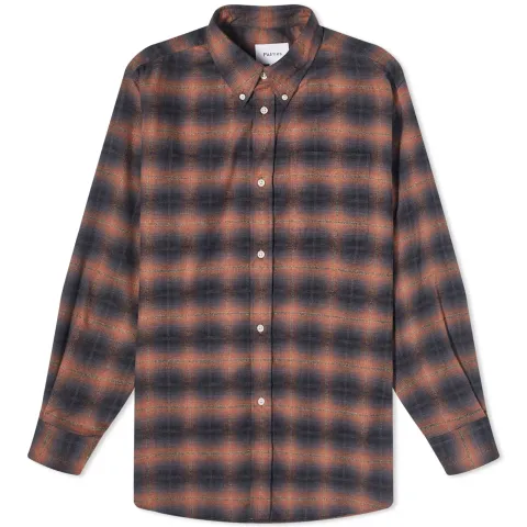 Shadow Check Brushed Oxford Shirt