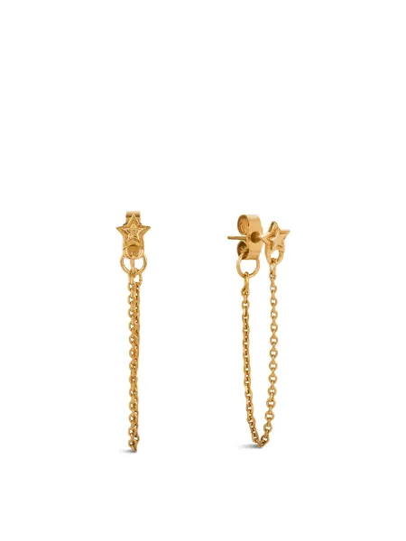 Radiant Essence Chain Stud Earrings