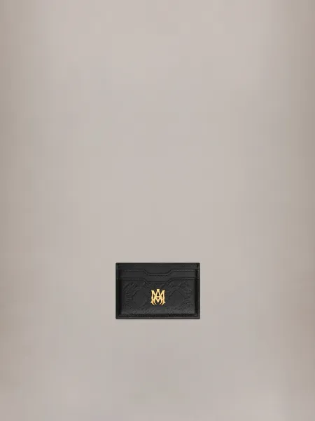 MA QUAD LEATHER CARD HOLDER - Black