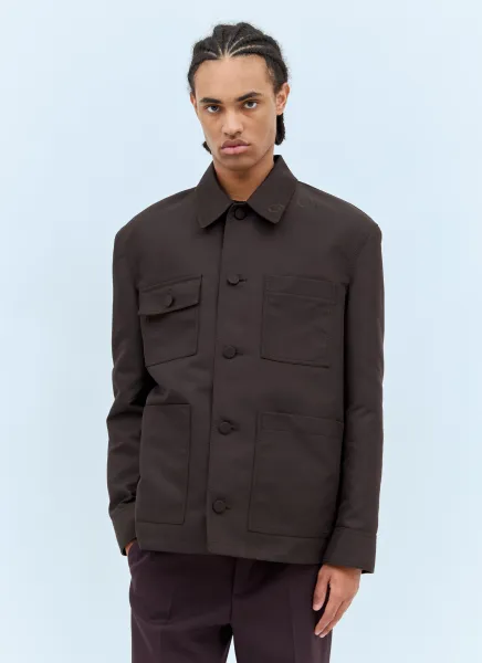 Technical Cotton-Blend Jacket
