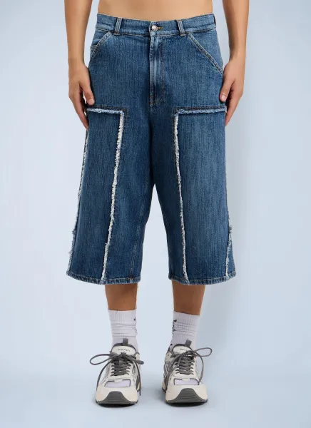 Curved Logo Skater Shorts