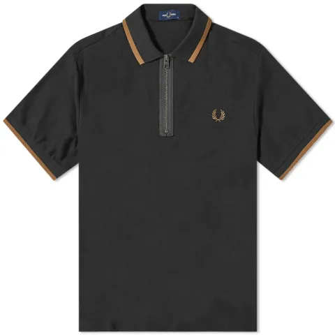 Half Zip Polo Shirt