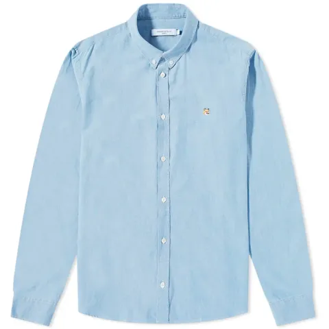 Fox Head Embroidery Classic Shirt