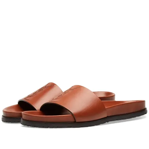 YSL Leather Slide