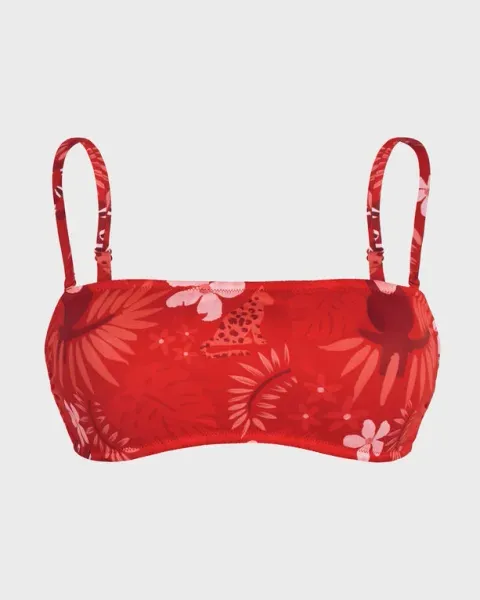 Vilebrequin Women Bandeau Bikini Top Papel De Embrulho