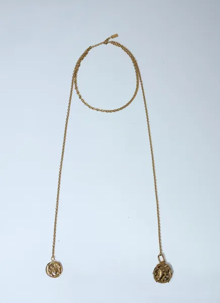 Layered Medals Necklace