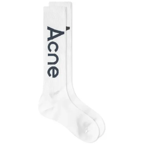 Long Rib Logo Sock