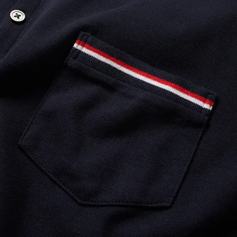 Pique Pocket Stripe Polo