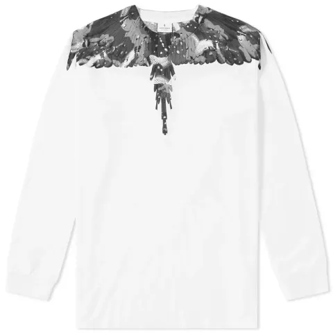 Long Sleeve Camo Wing Tee
