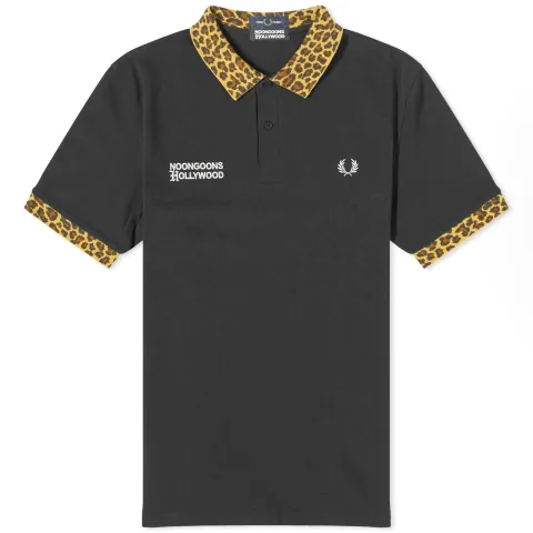 x Noon Goons Leopard Print Polo