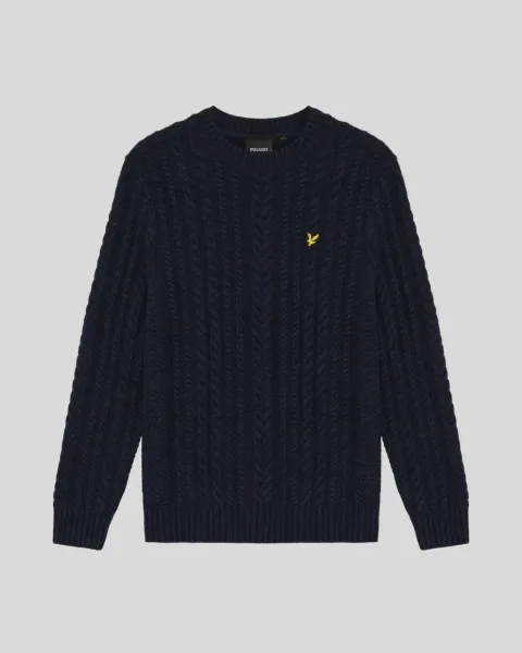 Lyle & Scott Cable Knit Crew Neck Jumper