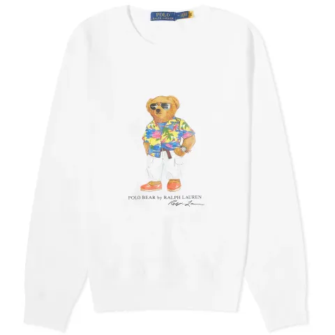 Beach Club Bear Crew Sweat