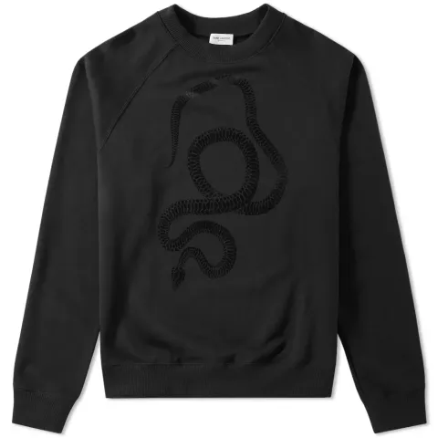 Snake Print Crew Sweat