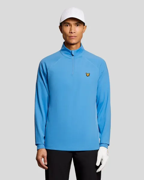 Lyle & Scott Mesh Panelled Midlayer