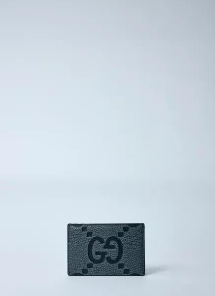 Leather Maxi GG Cardholder