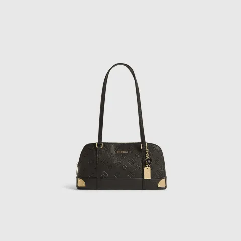 River Island Embossed Long Handle Bowler Bag