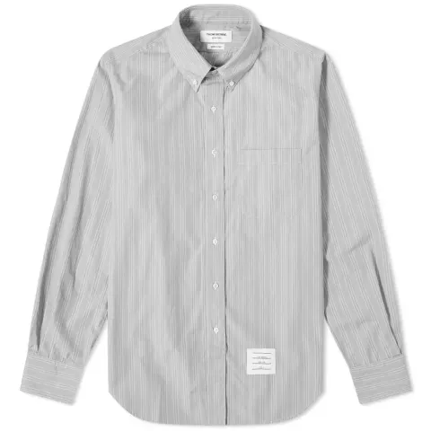 Stripe Poplin Button Down Shirt