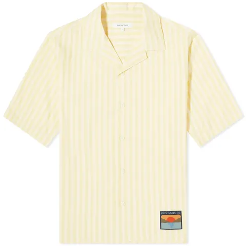 Maison Kitsuné Stripe Vacation Shirt
