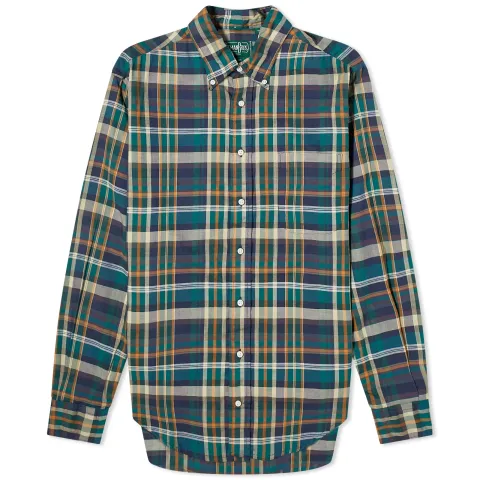 Button Down Madras Check Shirt