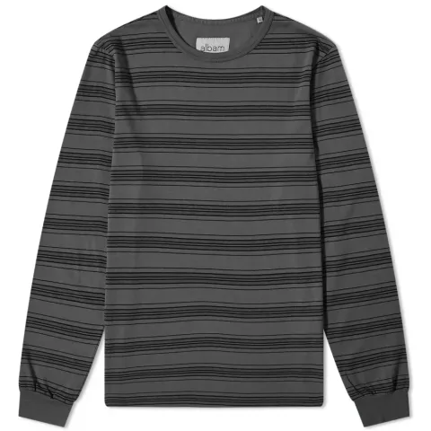 Long Sleeve Overdyed Stripe T-Shirt