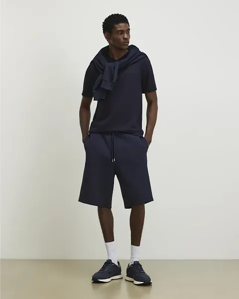River Island Slim Fit Midweight V Neck T-Shirt