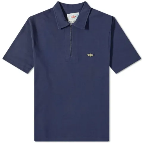 x Nigel Cabourn Half Zip Polo
