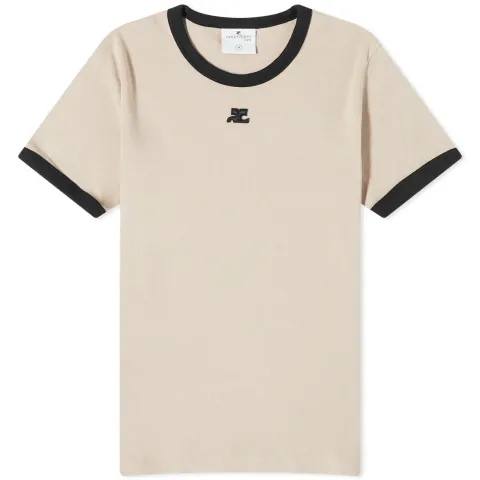 Courrèges Bumpy Contrast T-Shirt
