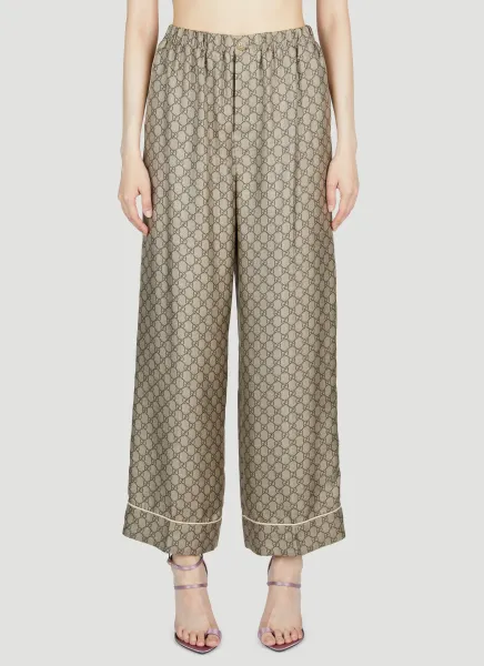 GG Supreme Silk Pants