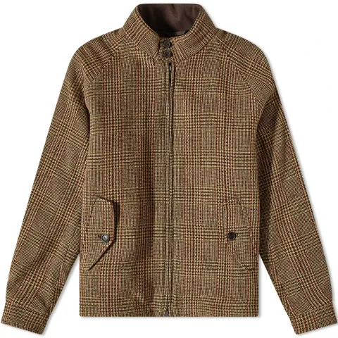 G4 Check Wool Harrington Jacket