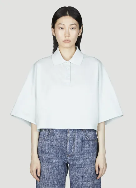 Cropped Polo Shirt