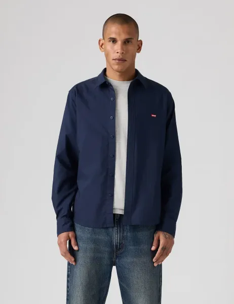 Levi's Levi's Regular Fit Pure Cotton Oxford Shirt Navy